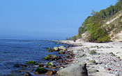 Steilküste an der Ostsee